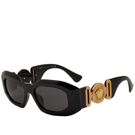 versace sunglasses black|unisex black versace sunglasses.